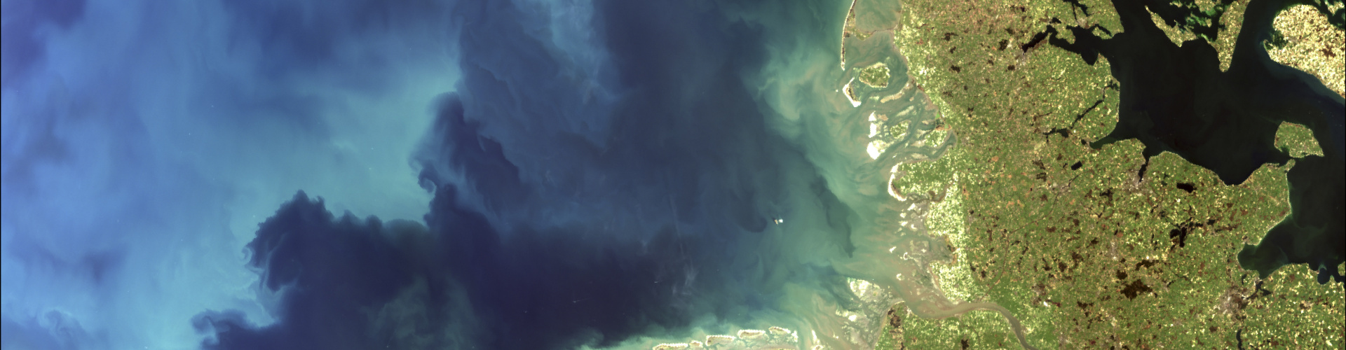 Satellite Image of North Sea